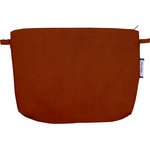 Coton clutch bag terracotta velvet - PPMC