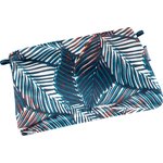 Tiny coton clutch bag feuillage marine - PPMC
