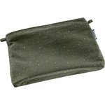 Tiny coton clutch bag gaze pois or kaki - PPMC