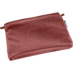 Tiny coton clutch bag gaze pois or rouille - PPMC