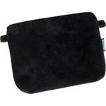 Tiny coton clutch bag black velvet - PPMC