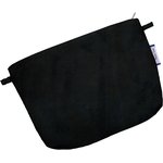 Mini pochette tissu  velours noir - PPMC