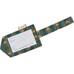 Luggage Tag eventail or vert - PPMC