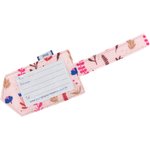 Luggage Tag herbier rose - PPMC