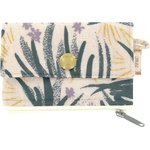 zipper pouch card purse fleurs d'artifice - PPMC