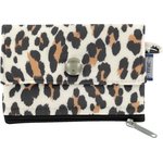 zipper pouch card purse leopard - PPMC