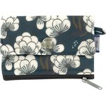 zipper pouch card purse paradis bleu - PPMC