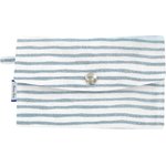 Wallet striped blue gray glitter - PPMC