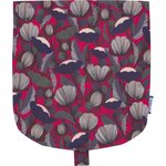 Flap of small shoulder bag fuchsia poppy - PPMC