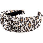 Large Crossed Headband leopard - PPMC