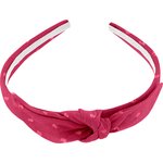 bow headband plumetis rose fuchsia - PPMC