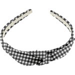 bow headband vichy noir - PPMC