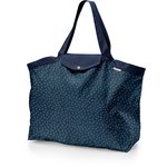 Tote bag with a zip bulle bronze marine - PPMC