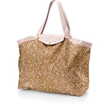 Tote bag with a zip gypso ocre - PPMC