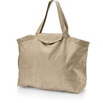 Tote bag with a zip golden linen - PPMC