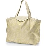 Tote bag with a zip ramage gold - PPMC