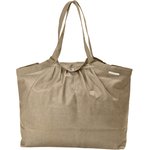 Pleated tote bag - Medium size golden linen - PPMC