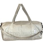 Duffle bag silver linen - PPMC