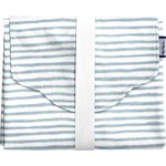 Changing pad striped blue gray glitter - PPMC