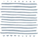 Jersey fabric striped blue gray glitter - PPMC