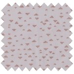 Tela de voile de algodón triángulo de cobre gris - PPMC