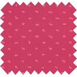Tissu coton au mètre plumetis rose fuchsia - PPMC