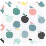Coated fabric green apples ex1099 - PPMC
