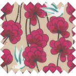 Coated fabric fuchsia heaven - PPMC