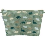 Cosmetic bag with flap jurassic dino - PPMC