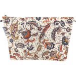 Cosmetic bag with flap kashmir - PPMC