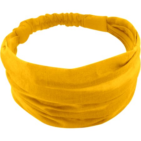 Headscarf headband- Baby size yellow ochre