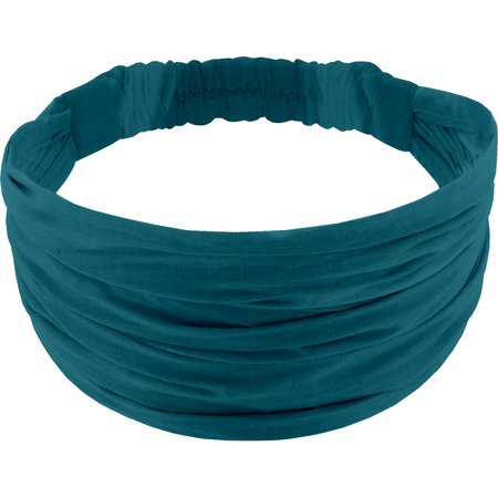 Headscarf headband- child size bleu vert