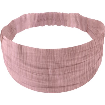 Headscarf headband- child size gauze pink