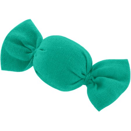 Petite barrette mini bonbon vert laurier