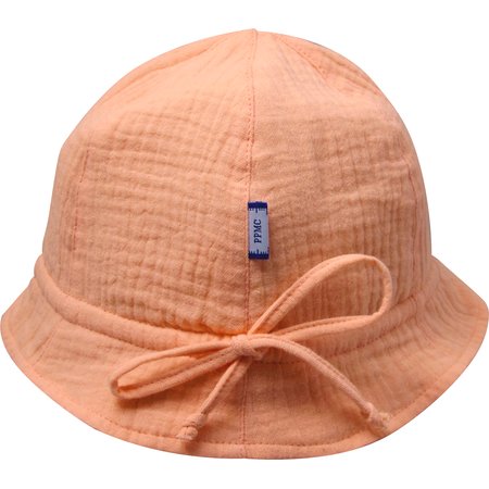 Sombrero para bebe gasa de algodón rosa