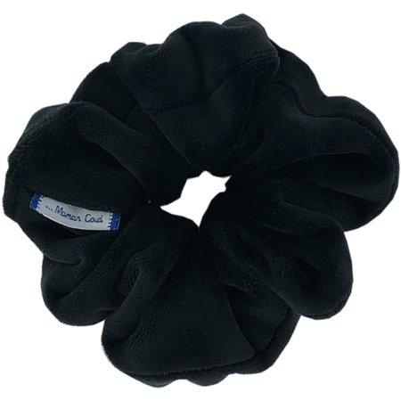 Scrunchie black velvet