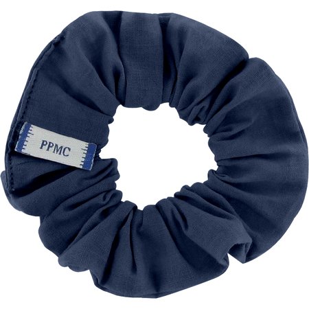 Small scrunchie navy blue