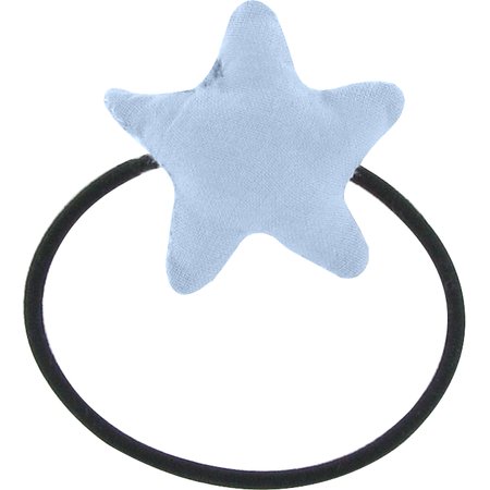 Pony-tail elastic hair star oxford blue