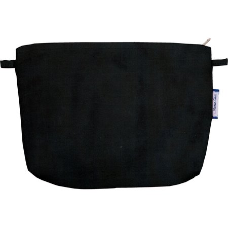 Coton clutch bag black velvet