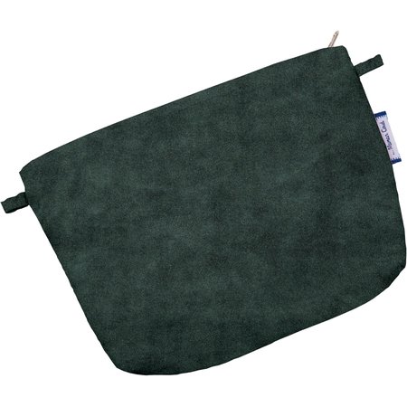 Tiny coton clutch bag green velvet