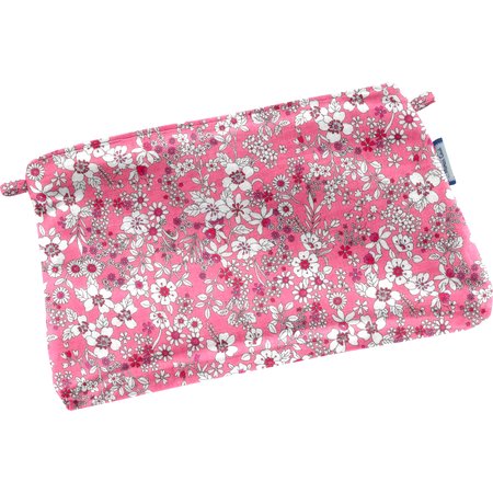 Tiny coton clutch bag pink violette