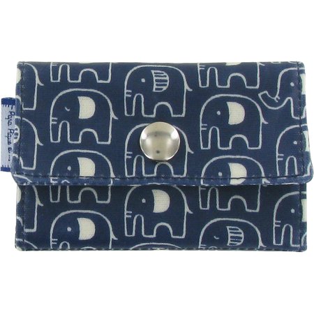 Multi card holder blue elephant