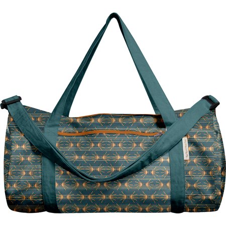 Duffle bag eventail or vert