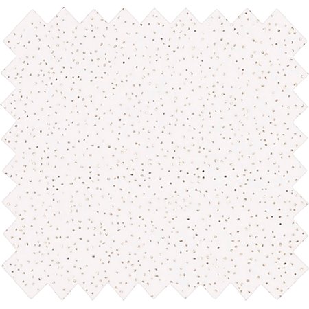 Cotton fabric white sequined