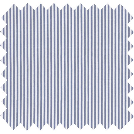 Tissu coton au mètre ex2226 mini rayures bleues