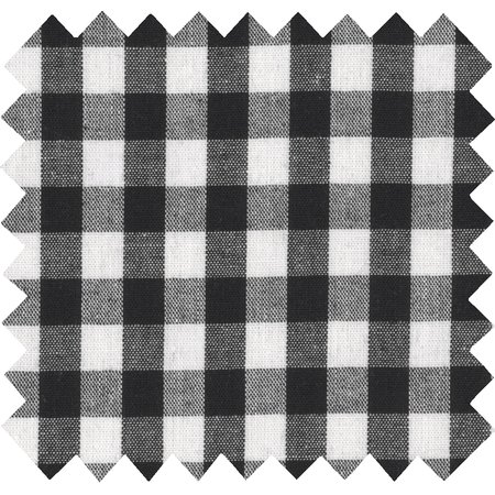 Cotton fabric ex2227 black and white gingham