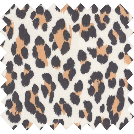 Cotton fabric leopard