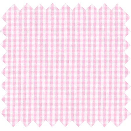 Cotton fabric pink gingham