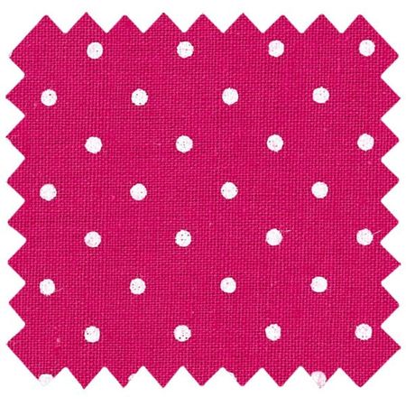 Coated fabric fuschia spots