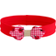 Jersey knit baby headband ladybird gingham - PPMC